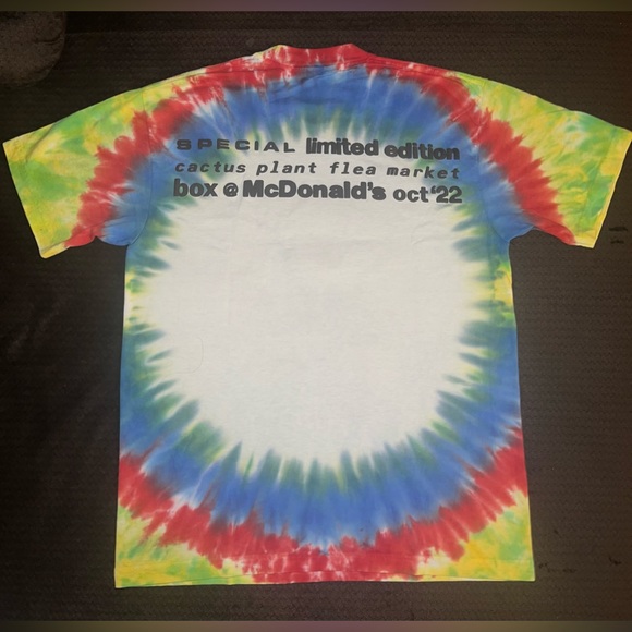 Cactus Plant Flea Market x MCDONALDS Cactus Buddy & Friends Tie Dye TShirt - Picture 4 of 10